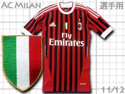 AC Milan 2011-2012 Home authentic adidas  ACミラン　ホーム　オーセンティック　アディダス　V13525