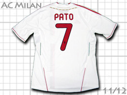 AC Milan 2011-2012 Away #7 PATO adidas　ACミラン　アウェイ　アレシャンドロ・パト　アディダス　v13442