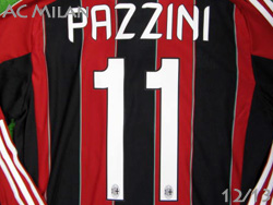 AC Milan home #11 PAZZINI 12/13 Adidas@AC~@z[@pbcB[j@AfB_X@X23680