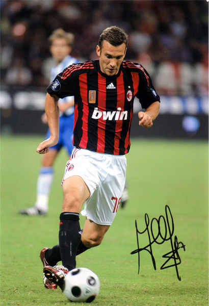 ACミラン 直筆サイン入りフォト AC Milan 2008-2009 ベッカム、マルディーニ、ロナウジーニョ、カカ、パト他 O.K.A.