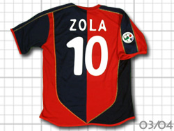 Zola Cagliari 2003-2004 Serie B　ゾラ　カリアリ　セリエＢ