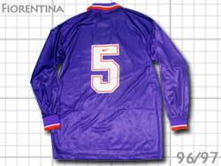 Fiorentina 1996-1997 Home Player Issued Idl@tBIeB[i