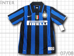 希少　07-08 Inter MilanユニFIGO 7番NIKE L インテルロナウド