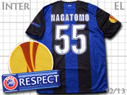 Inter milano home #55 NAGATOMO 12/13 UEFA EUROPE LEAGUE NIKE@CeE~m@F@z[@UEFA[bp[O@iCL@479315