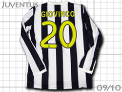 Juventus 2009-2010 Home #20 GIOVINCO@xgX@z[@WrR