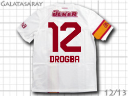 Galatasaray 12/13 Away #12 DROGBA Nike　ガラタサライ　アウェイ　テディエ・ドログバ　ナイキ　479899